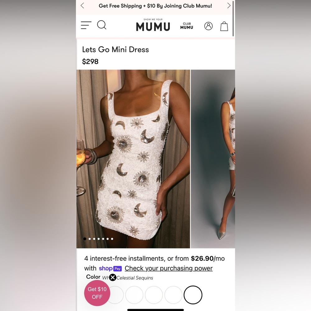 Show Me Your MuMu Lets Go Mini Dress